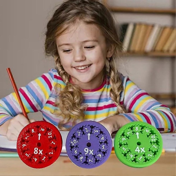 Matematik Fidget Spinners, Matematik Fakta Fidget Spinners, Dette er til alle Stimmers - Fidgeters, der lærer matematik, division og multiplikation på én Fi Multiply Divide 9pcs