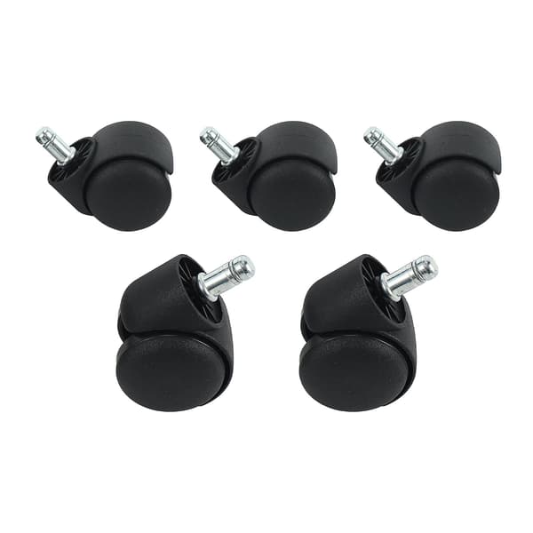 50mm Toimistotuolin Pyörät - 5 - Musta [DB]