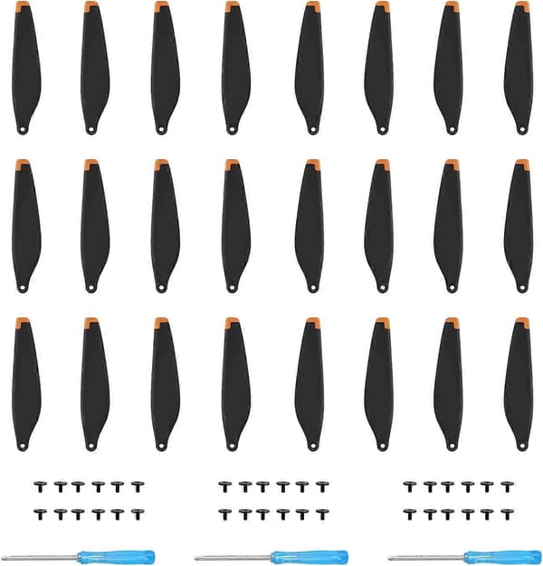 (Orange24 stk. propeller til DJI Mini 4 Pro/Mini 3 Pro erstatningspropelblade lav støj vinger 6030F til DJI Mini 4 Pro/Mini 4 Pro drone tilbehør