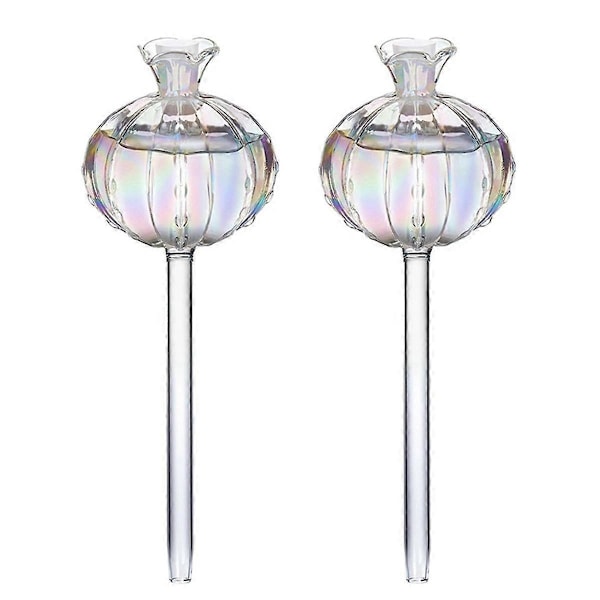 Glas Automatiska Växtbevattningslökar Form Blomväxt Vatten Droppare Krukväxt Enhet Droppbevattning Transparent Color