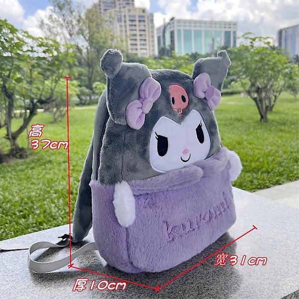 Uusi Sanrio Cartoon Ihana Plussareppu Cinnamoroll Kuromi Tyttö Sydän Suuri Kapasiteetti My Melody Olkalaukku Lapsi Joululahja [HK] Cinnamoroll A about 37x10x31cm
