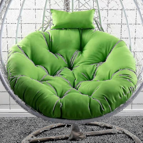 Ripustuskeinutuolin tyyny, verhoiltu keinutuolin tyyny, kodin keinutuolin istuintyyny Green 105cm
