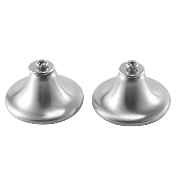 2 st Dutch Oven-knoppar, Rostfritt Stål, Ersättningsknopp för Lock till Le Creuset/ Aldi/ Lodge Silver