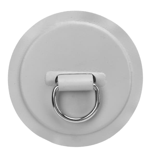 4 st Rostfritt Stål PVC D-ring Patch med 30 cm Ankarlina Grå Paddleboard Kanot Rafting Tillbehör