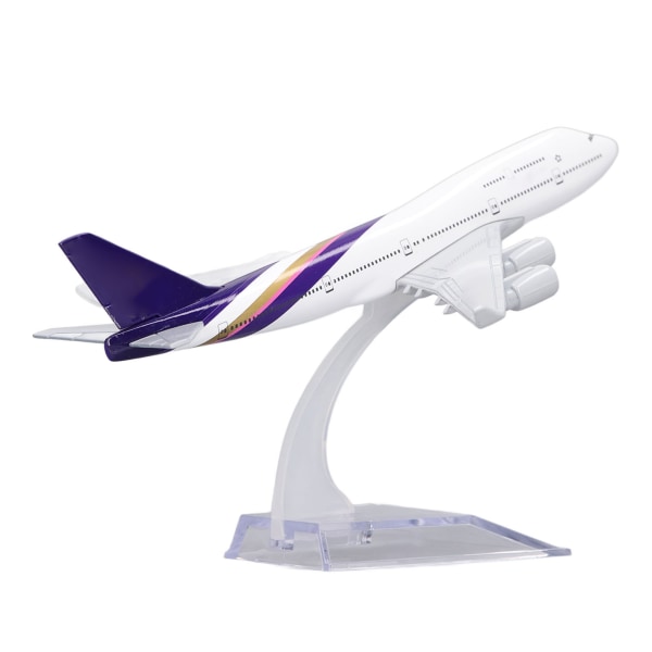 747 Alloy Plane Decoration Model Exquisite Static Airplane Collection Model with Base Bracket