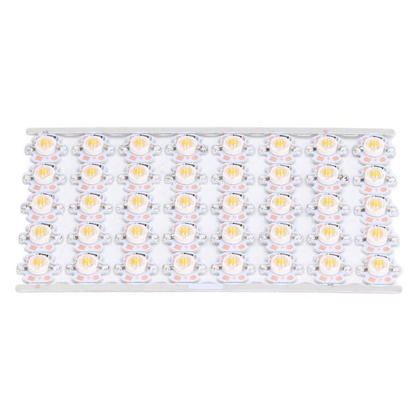 LED-chip-pære med høj lysstyrke, energibesparende DIY-lampeperler med aluminiumplade til 1W 12V forlygter, skabslys, lyserødt lys