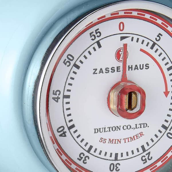 Magnetisk Retro Køkken Timer, Klassisk Mekanisk Madlavningstimer (rød) Light Blue