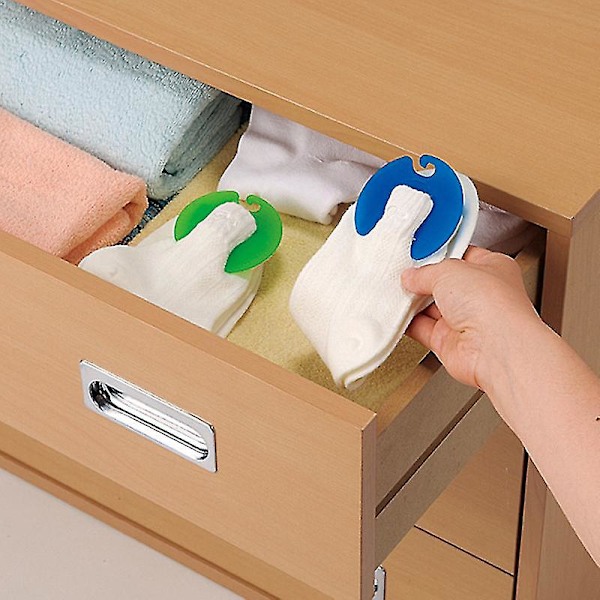 60 stk Sokk Klips Sokk Organiser Sortere Holdere Sokk Klips Multifunksjonell