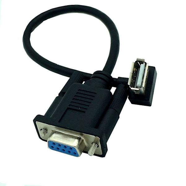 RS232 DB9 9-nastainen naar USB 2.0 A -uros PLC-sarjakaapeliadapterimuunnin 8 tuumaa 25 cm