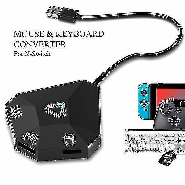 2024, Mus/tastatur Adapter til Nintendo Switch, Ps4, Xbox One/360, Ps3