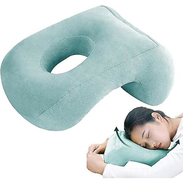 Ansiktsnedover Pute | Komfortabel Myk Sovepute Med Armhull, Donut Ansikts Pute Massasje Hode Vugge Ansiktsnedover Skrivebord Nakkestøtte Pute For Lur