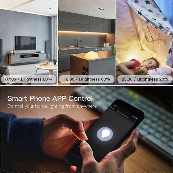 DIY Smart WiFi LED Dimmer Switch 2-vägsbrytare Röstdimning Smart Switch för Smart Life Alexa Tuya A