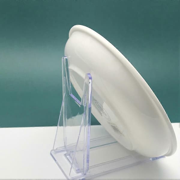 8 stk. Multifunksjonelle Displaystativer Plater Oppbevaringsholdere Boller Displaystativ Transparent 10.5X8CM