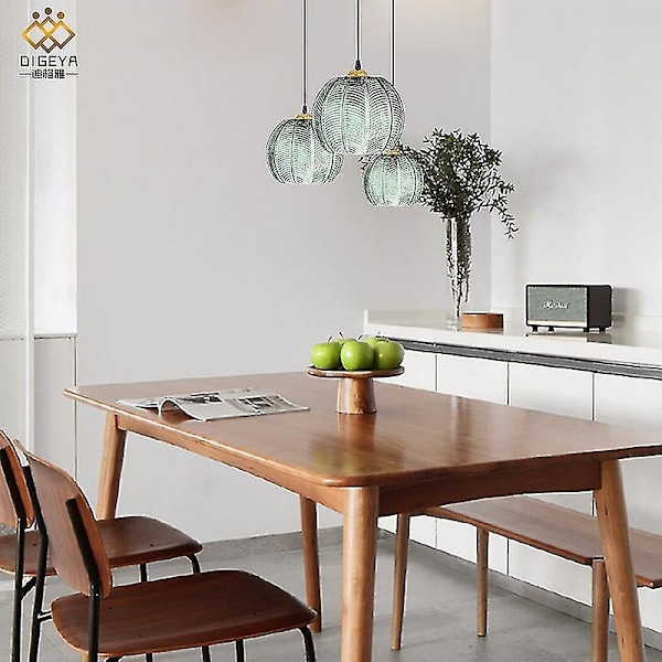 Blækgrøn Blad LED Hængende Lampe Til Moderne Restaurant (Denne produkt er 15cm)