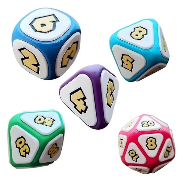 7 kpl Sieni Party Pöytäroolipeli Noppaa, Jännittäviä Peli Dnd Noppasetti D D Perheen Pöytäpeli Noppaa [DmS] 7pcs