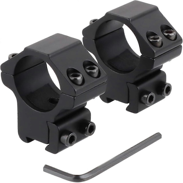 Lavprofil Kikkertskinner - 25,4 mm Adaptermonteringsskinner med 11 mm Duetail Skinne