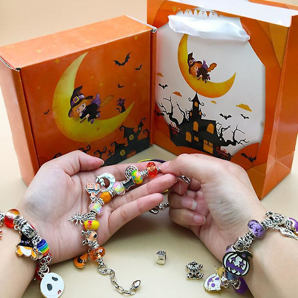 Perler Kit til at lave Halloween armbånd