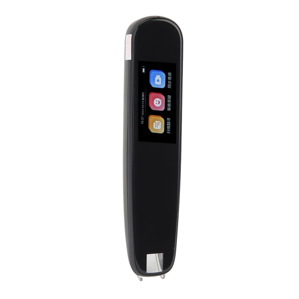 Scanning Reading Pen English Learning Touch Screen Translation Dictionary Pen for Students Black