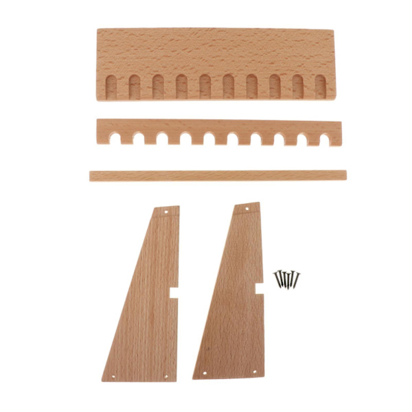 Detaljerad 1/6 trägevärsställningsdisplay som passar för 12-tums actionfigur wood color 20x13.5cm