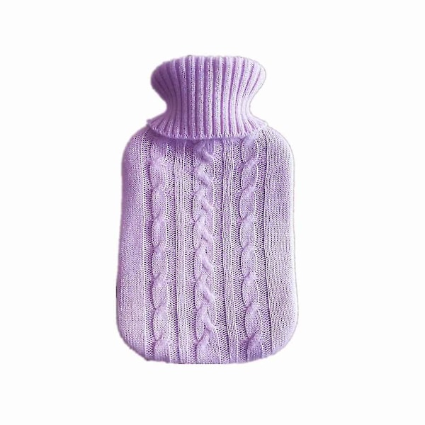 2000ml Hot Water Bottle Winter Warm W Knitted Cover Relaxing Warmer