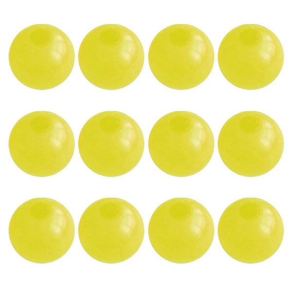Glorbs - Glorbs Bolde, Glorbs Klæbrige Bolde til Loft & Vægge, Gløder i Mørket Klæbrige Stressbolde Yellow 12pcs
