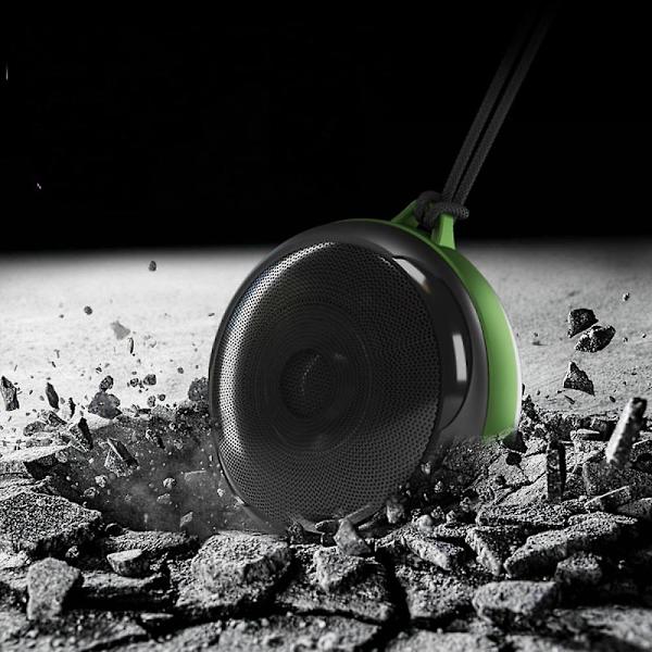Ipx67 Vedenkestävä Bluetooth-kaiutin Pieni Kannettava Langaton Kaiutin, 3w Basso, 8h Toistonaika, Suihkuun Rannalle Uima-altaalle Juhliin Vihreä  (FMY)