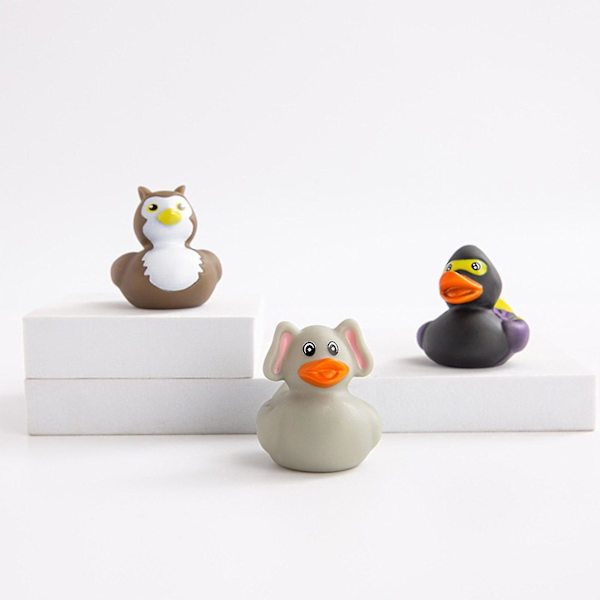 24 / 36 stk. Gummiande Badelegetøj til Småbørn 1-3 år, Assorterede Ande Badetid Blødt Baby Pool Legetøj Fødselsdagsgaver 24PCS
