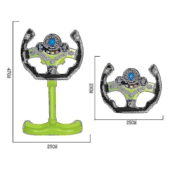 Sähköinen Simulaatio Ohjauspyörä Leikki, Valoilla Ja Äänellä, Oppimislelu Lapsille, Apilotti, Auton Leikki, Ääni Leikki, Lahja Orange