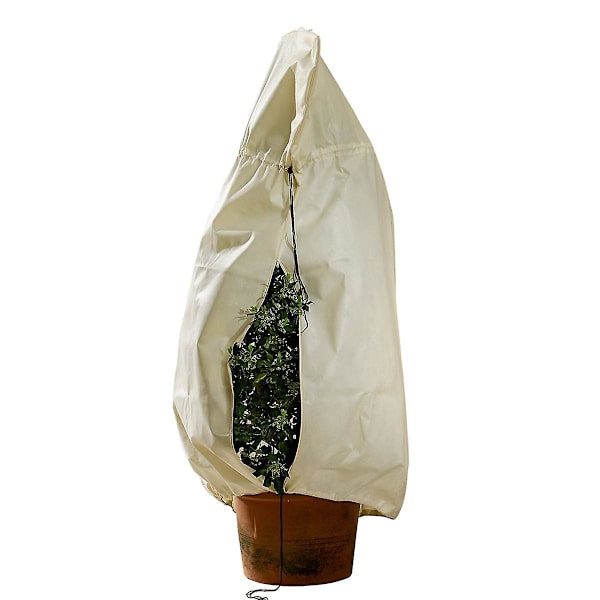 Termisk Pottebeskytter til Planter, Blomsterpottebeskyttelse, Vinterbeskyttelse, Kuldebeskyttelse, Frostbeskyttelse 50 X 70cm Brown