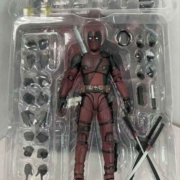 Deadpool 2 Deadpool Marvel 6\" SHF Actionfigur KO Ver Film Legetøj Gave