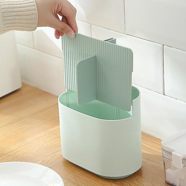Minimalistinen Muotoilu Tikkujen Kuivausteline Suuri Kapasiteetti Muovi Vahva Rakenne Astioiden Kuivausteline KotitaloustarvikkeetBY green