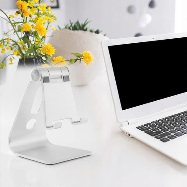 Skrivebordsholder til tablettelefon fuld justering - metal [DB]