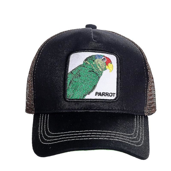 Farm Animal Trucker Baseball Cap Hatt Mesh Style Män Kvinnor Hip Ho Perico