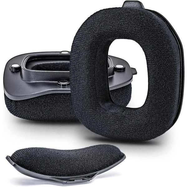 Öronkuddar och huvudband kompatibla med Astro A40 Tr-headset (sammet)  (FMY)