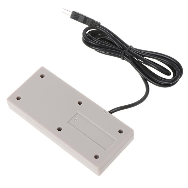 Usb-peliohjain Plug-play Muovi Musta+harmaa Nes Pc Windows Uusi  [DmS] Grey