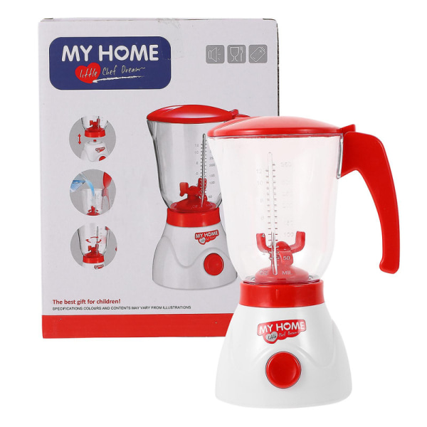 Kidult Toys Barnemikser Leke Imitasjon Juicer Leke Barn Apparat Leke Barn Juicer Leke  [DmS] Red 13X10CM