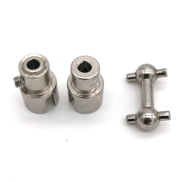 2x Ft012-11 Metalliska Transmissionsdelar Drivaxeln för Ft012 2.4g Borstlös RC Båt Reservdelar Tillbehör  [DmS] silver