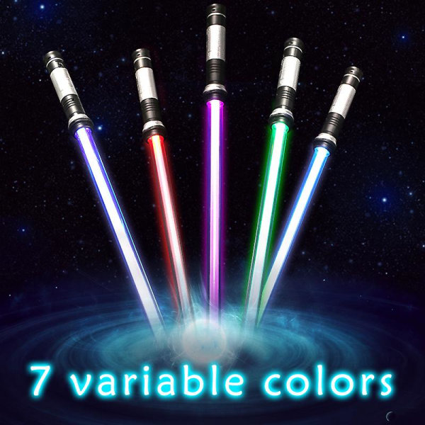 Klar til levering - Star Wars Lightsaber - Børns Cosplay/Light Sabre LED blinkende legetøj i forskellige farver/Børns laser Force Awakens Telescopic 2pcs