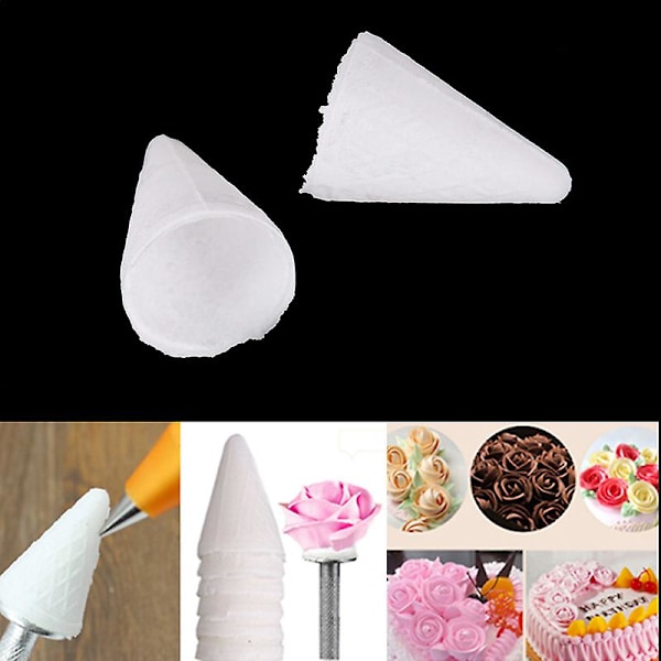 80pcs Kitchen Glutinous Rice Cake Decorating Rose Flower Piping Care Dessert