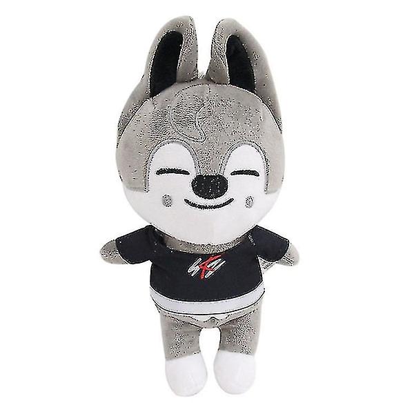 20 cm Skzoo Stray Kids Plys Legetøj Leeknow Hyunjin Dukke Barn Voksen (FMY) wolf