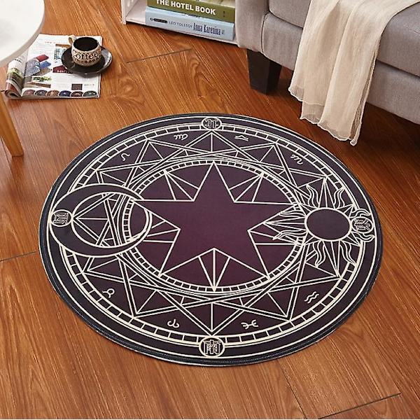 Anime Sakura Magic Array Matta Black yellow 80cm