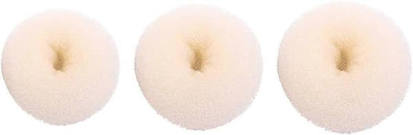 3 stk. Donut Bun Hårstyling Verktøy Chignon Maker (1 Stor, 1 Medium, 1 Liten)