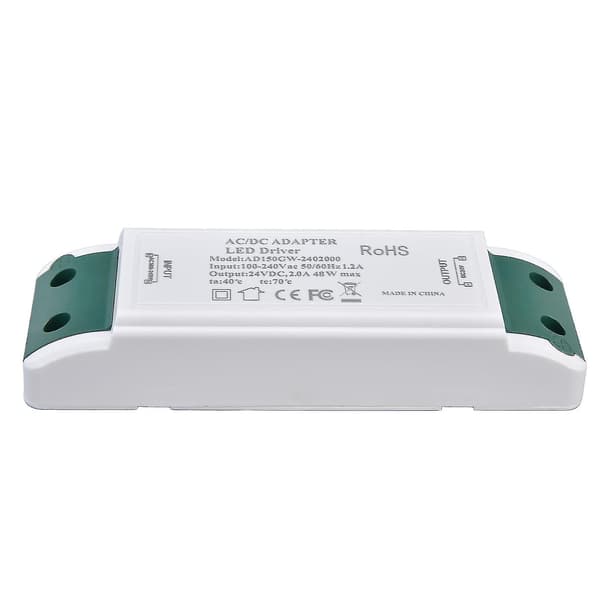 LED Transformator 24V DC 2A 48W Konstant Strøm LED Strømforsyning Driver For Hjem Og Kontor AC100-240V