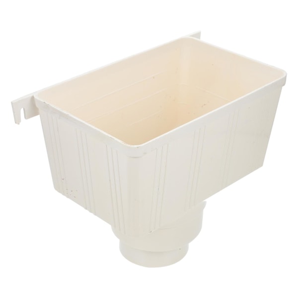 Regnränna avledare ränna vattenuppsamlare stuprör tillbehör regnuppsamlingskoppar regnvattenuppsamlare White 26.5X21CM
