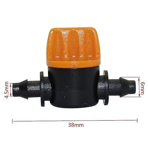 5 stk. 4/7 mm Miniventiler Hjemmebrygget Havevanding Afbryderkobling Pigget Spalte Vand Slangeventil HavevandforbindelserBY 1pc