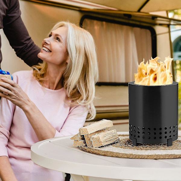 Tilpasselig Solo Stove Mesa Bordpladeildsted med Stativ Lav Røg Udendørs Mini CyBY red
