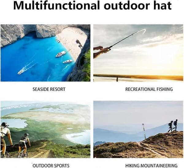 Vandrehat med bred skygge, solhat, herre bucket hat til udendørs modehavearbejde