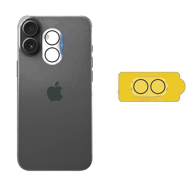 2-pack Premium Tempered Glass Camera Lens Protector for iPhone 17 - Clear, High Definition & Anti-Fingerprint