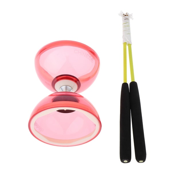 1/2/3/5 Jongleringsleksaker Trippelkullager Diabolo 12cm Med Handstickor & [DmS] Red 12cm 1 Pc