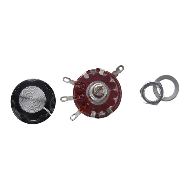 Ersättning 6mm axeldiameter 470K Ohm 2W potentiometer med ratt [DB]